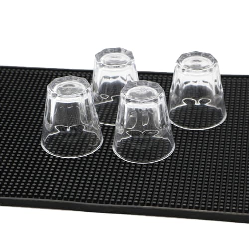 KURASHI Rubber PVC Bar Mat for Kitchen Counters, Large, 30cm X 45cm