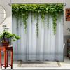 1Pc Creative Plant Shower Curtain Set, Add Fun And Vitality Bring Relaxed Bath Decoration Shower Curtain 180X200Cm