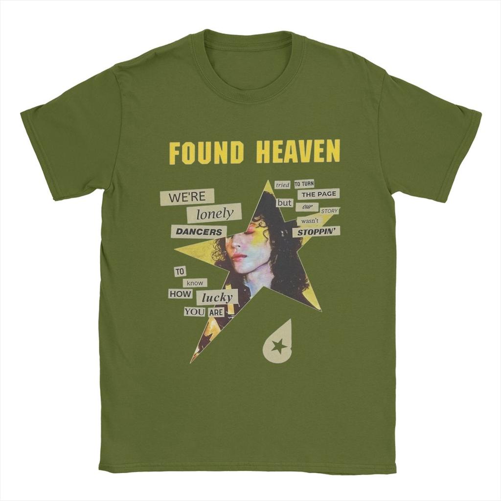 Found Heaven Conan Gray T-Shirts for Men Funny Cotton Tees Crew Neck Short Sleeve T Shirts 4XL 5XL 6XL Tops