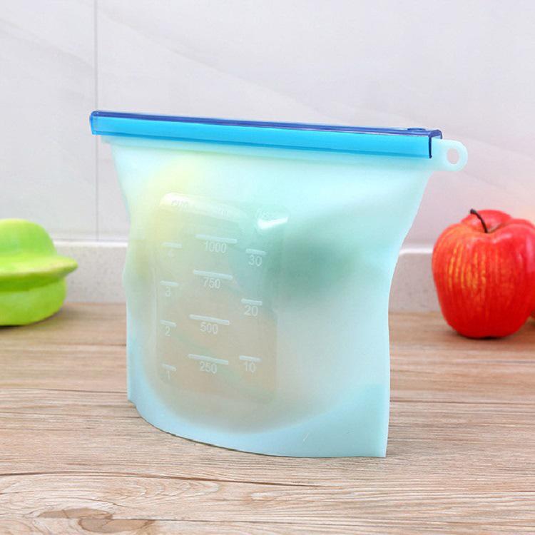 Kitchen Vacuum Sealing Bag for Food Storage - Silicone Fresh-Keeping for Fruits & Vegetables