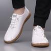 Fashion Big Size Fashion Casual Soft Leather Shoes for Men Solid Color Light Driving Shoes Male Spring Autumn New Designer Shoe Man