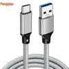 USB-C to USB-A Fast Charging Cable: 10G High-Speed Data Transfer, 3A for Mobile and External Hard Drives