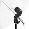 VidaXL Photo Studio Kit with Lighting and Backdrop Photography Light Background System Kit 3094650