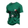 Men's Mexico Soccer Fan T-Shirt Round Neck Short Sleeve for Day
