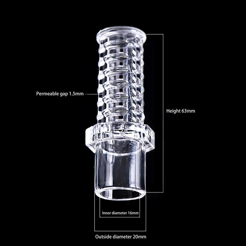 

1Pcs Transparent Acrylic Pervious Flower Basket Mesh Cover 20/25Mm Aquarium Fish Tank Water Inlet Fence Water Pump Filter 20*63mm