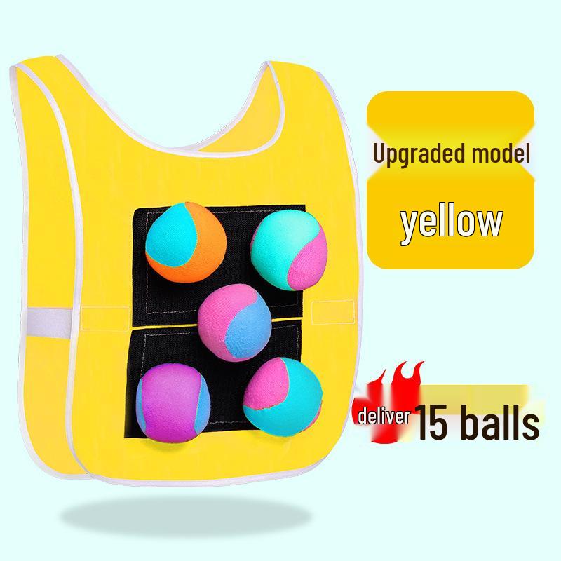Parent-Child Indoor/Outdoor Velcro Ball Vest & Game Prop