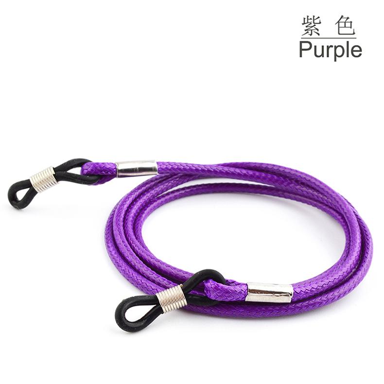 

Retail wax eyeglass cord sunglasses neck string cord eyewear lanyard holder фиолетовый
