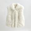 Matsuma Mingyue Autumn and Winter New Skinny Short Strips Fox Fur Vest Jacket Women's Fluffy Vest