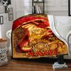 Customiz Name Personality Dungeons & Dragons (4) Blanket Soft &Warm Sofa Office Bed Travel Lunch Break Blanket, Gift Suitable for All Seasons