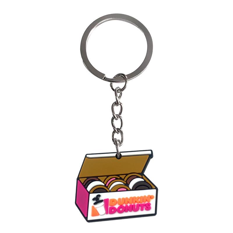 Мультяшный брелок Dunkin Donuts для сумки и рюкзака