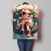 Canvas Wall Art Pokemon Pikachu Poster Prints Cute Cartoon Character Picture Classic Living Room  Home Decoration Christmas Gift
