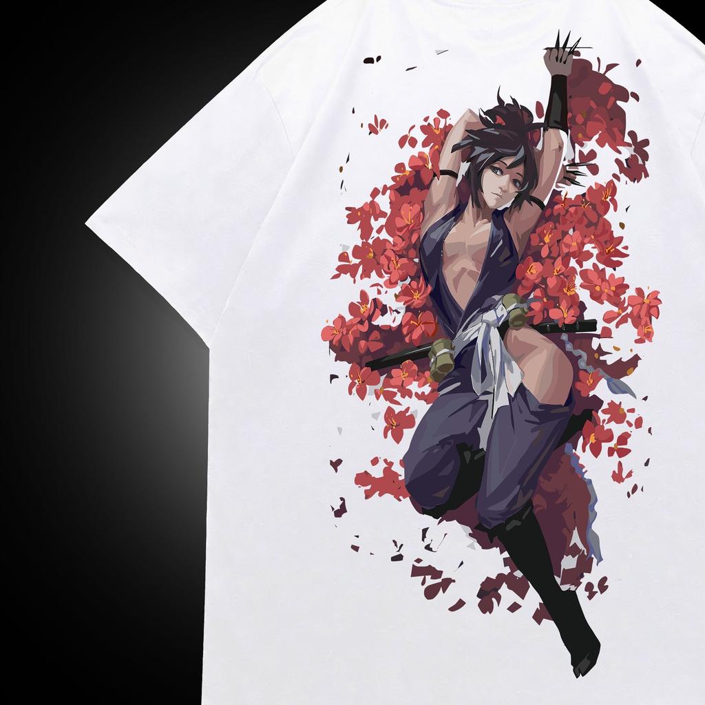 Höllenparadies Yuzuriha T-Shirt Herren Damen Oversized Streetwear Japanischer Anime Grafik Kurzarm Baumwolle Damen Herren Kleidung