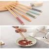 1Pairs 24CM Classic Wooden Chopsticks Reusable Sushi Kitchen Tool Natural Bamboo Chopsticks