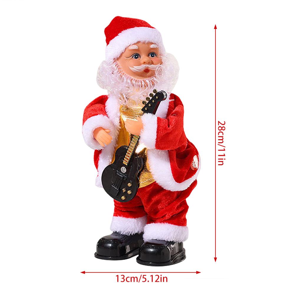 Musical Electric Twerking Santa Funny Electric Animated Santa Toy Home Decoration for Kids Children