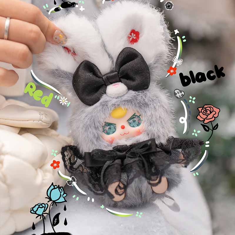 Baby Three Flower Fairy Series Blind Box Trendy Toy Ornament Bow Decoration Cute Doll Backpack Pendant Mystery Box Surprise Gift