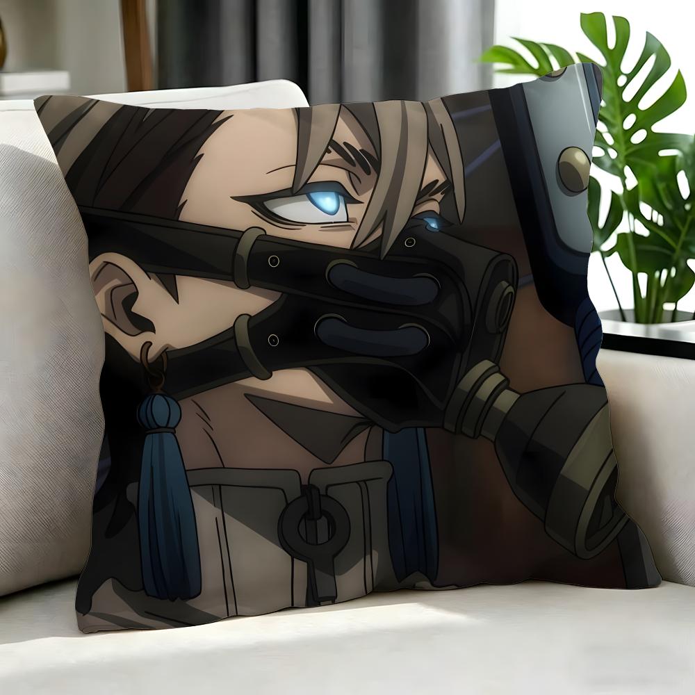 Anime Gachiakuta Cushion Cover Cushion Cover Set 4Pcs 50X50 45X45 40X40 Pillowcase Decorative Sofa Home Decor