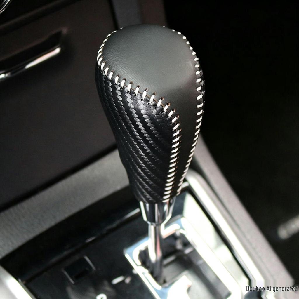 Compatible Leather Gear Shift Knob Cover for RAV4, Corolla, Levin, Zhi Xiang, Zhi Xuan, Vios, Camry