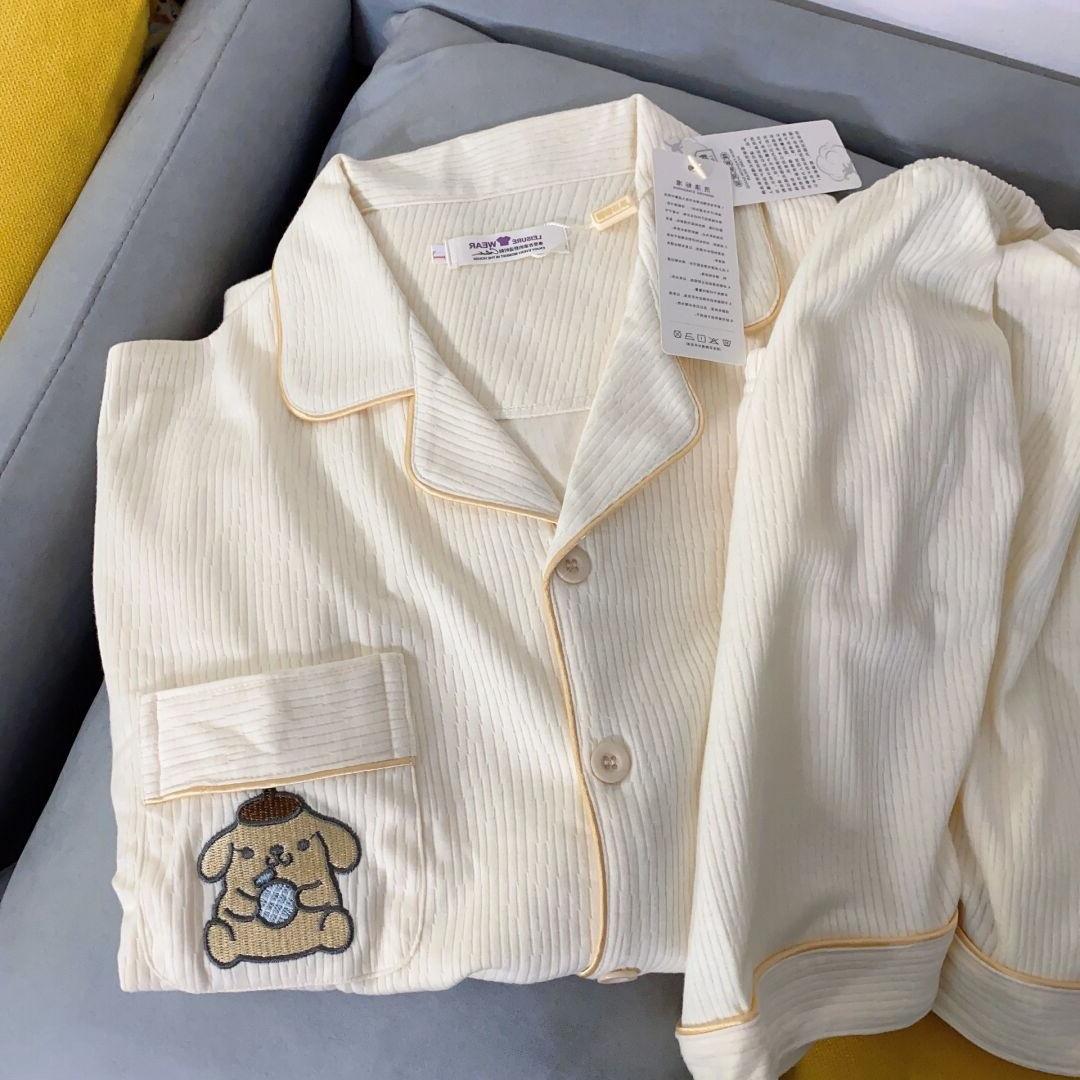 

Cute pudding dog pajamas summer women s new short-sleeved shorts summer Korean version of Internet celebrity loungewear suit can be worn outside s [recommendation 35-40kg 】