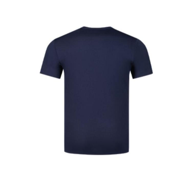 Asics Logo Round Neck Breathable Sports Short Sleeve T-Shirt Men Tops Navy 2031D850-400