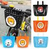 Multicolors Children Kids Basket Cartoon Patten Student Front Basket  Bike Accessories