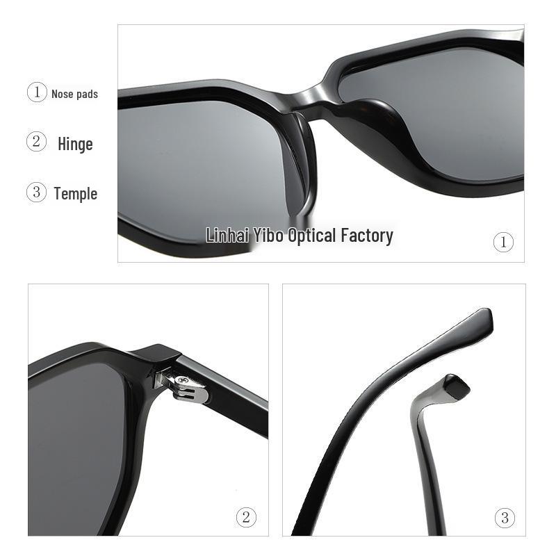 Cross-Border Fashion UV Protection Polarized Sunglasses for Women and Men - Stylish for Square and Round Faces.