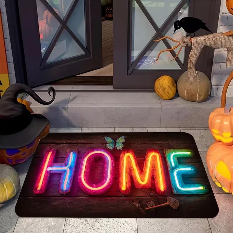 

The Floor Mat Is Tree The Anti Slip Door Mat Is Holiday Party Decor Can Be Used for Kitchen Bathroom Dining Room Bedroom Carpets 40cm x 60cm