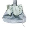 Canvas Drawstring Bag Nylon Irregular Handbag INS Flower Shape Bucket Bag  Vacation