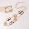 Ethnic Bohemian Waist Rope Vintage Beads Knitted Waistband Coconut Shell Belt  Dress Decoration
