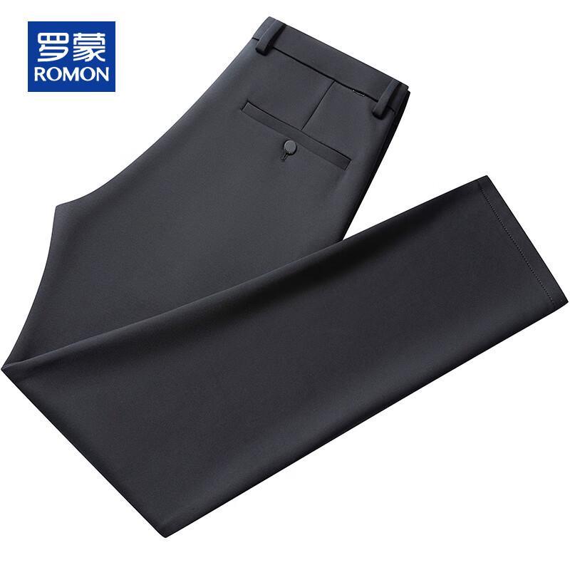 ROMON Men's Straight-Leg Casual Business Pants