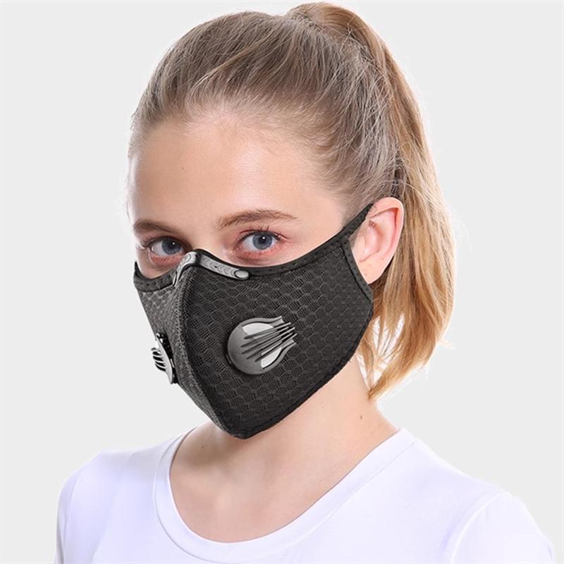 Cycling Mask Sport Washable Reusable with Filter Dust Mask Cycling Face Mask for Men Riding Mask Bandana Actived Carbon Filters