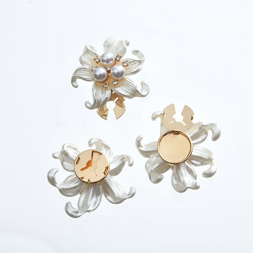 Gifts Starfish Flower Flower Cufflinks Beads DIY Button Cover Sewing Accessories Pearl Decorative Buttons Evening Wear