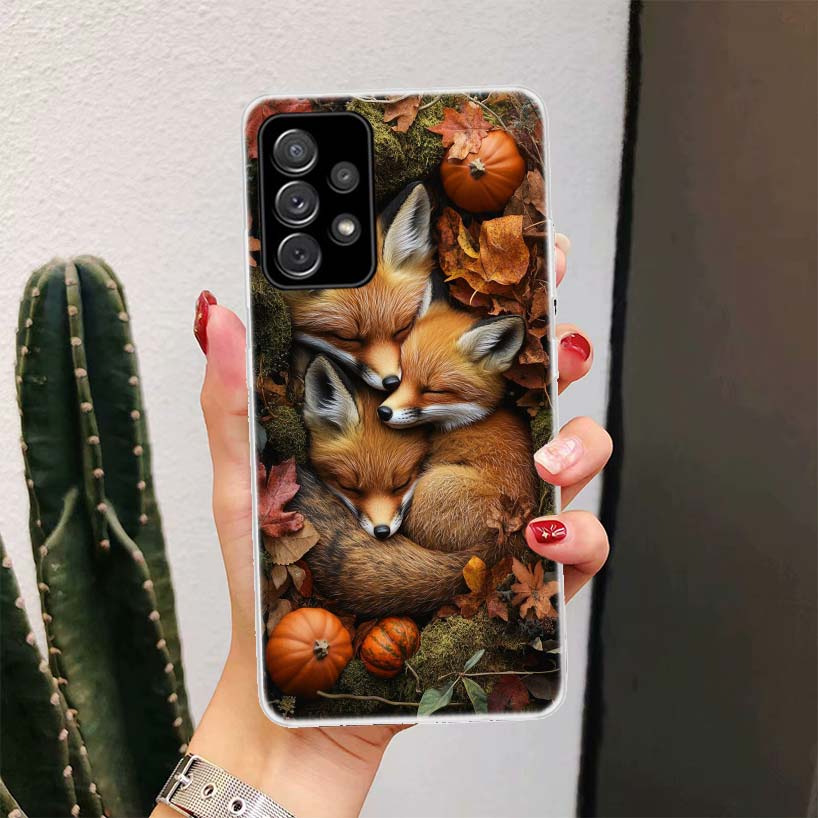 Animal Fox For Samsung Galaxy A16 A15 A14 A13 A56 A55 A54 A53 Phone Case A36 A35 A34 A33 A26 A25 A24 A23 A05S A04S A03S A15 A14