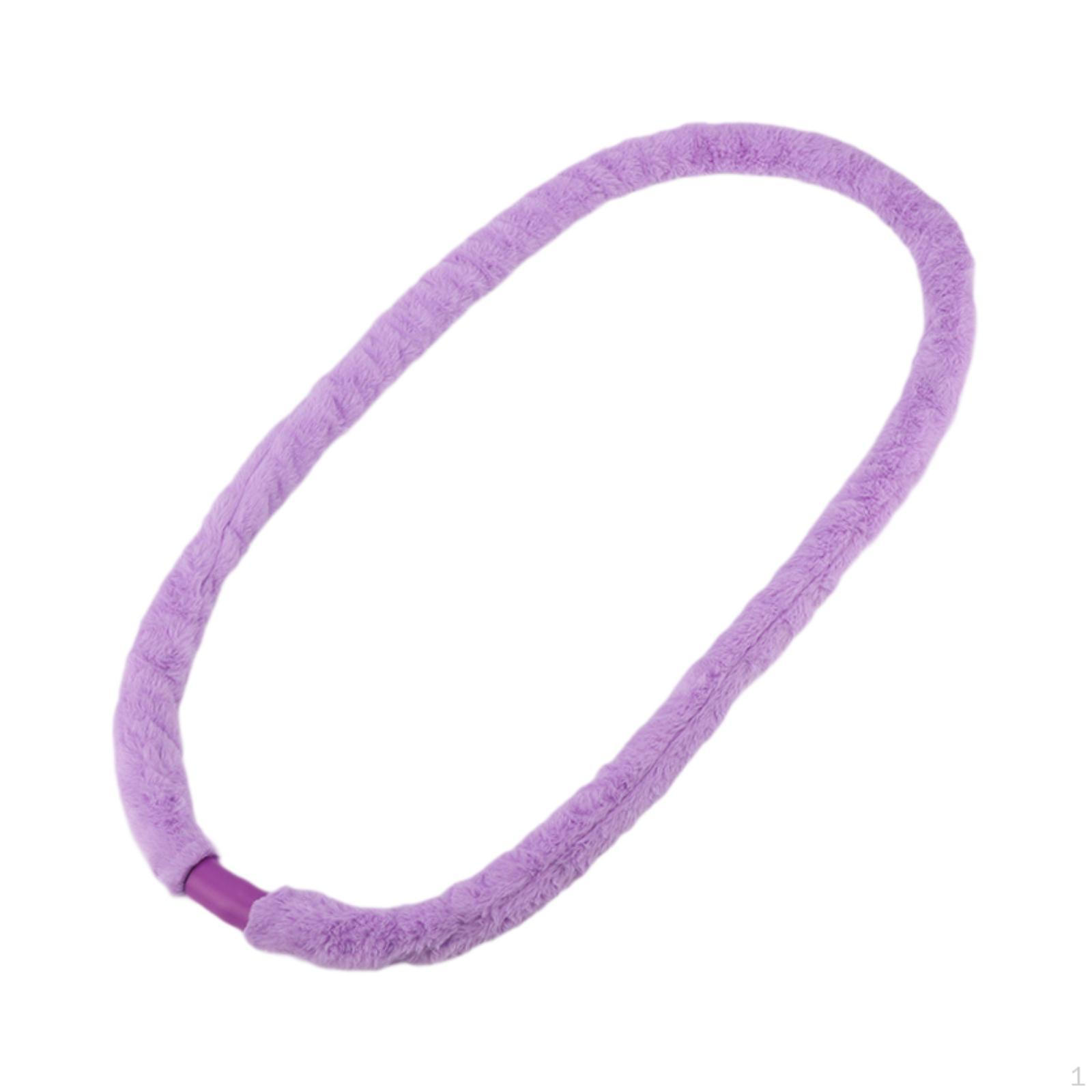 Soft Weighted Hoop for Adults 1.5kg Foldable Exercise Sports Home Fitness фиолетовый