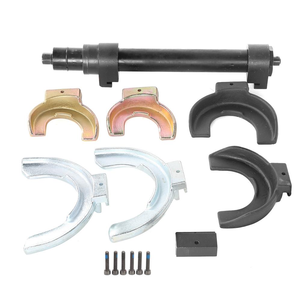 Interchangable Fork Strut Coil Spring Compressor Extractor Tool Kit Remover Auto Repairing