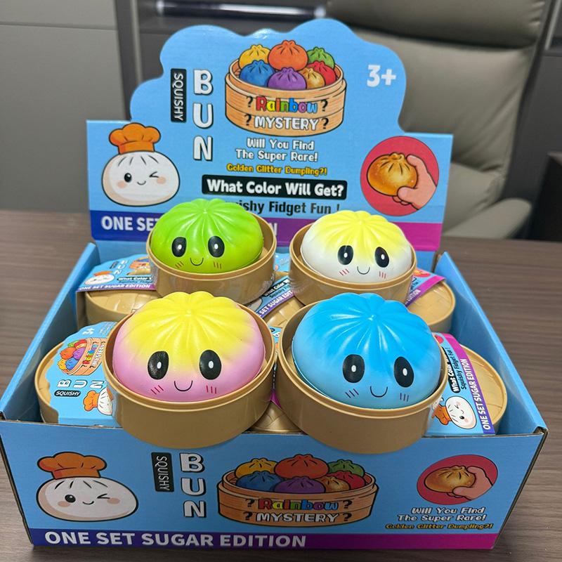 Knödel Squishy Fidget Spielzeug Geheimnisse Knödel Weich Dekorationen zur Entspannung Angstlösende Geschenke Schreibtischzubehör