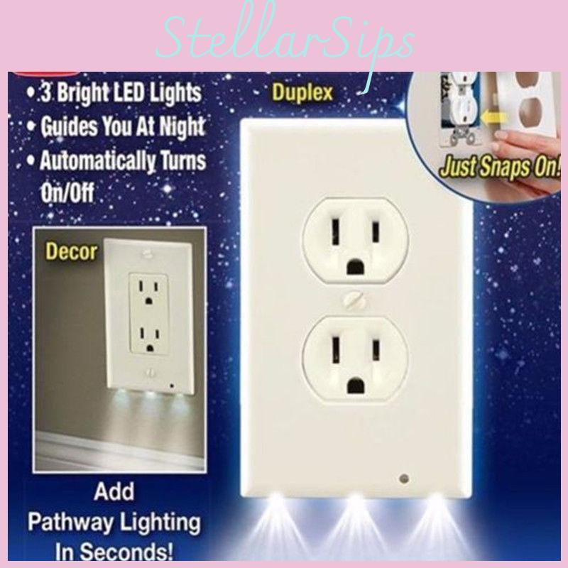 Plastic Material Night Light With Motion Sensor And Plugin Power For Living Room