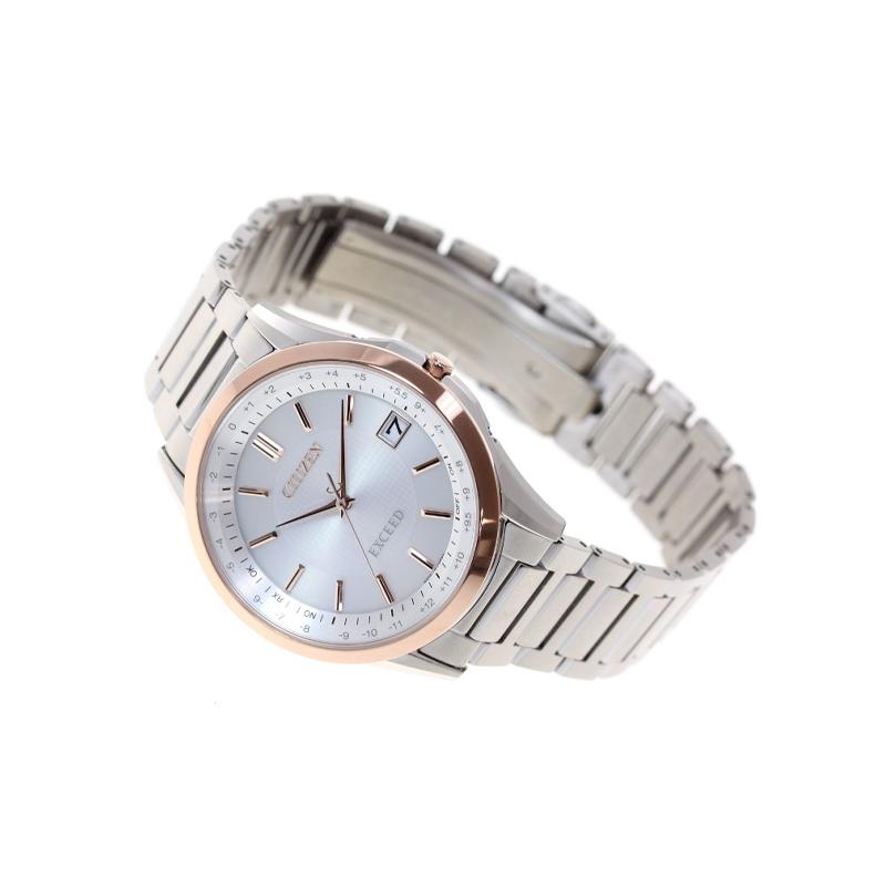 CITIZEN Exceed Series EXCEED Series 50 Meters Waterproof Solar Quartz Super Titanium Strap 38mm Men's Watch White Dial CB1114-52A