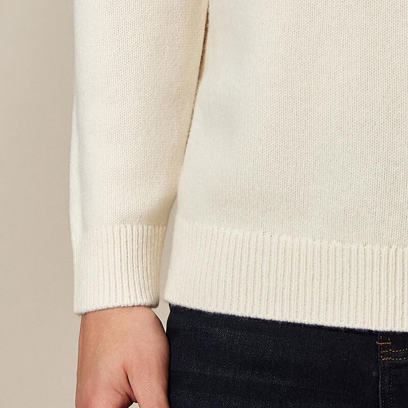 Men's Heavyweight Cashmere & Wool Blend Crew Neck Sweater