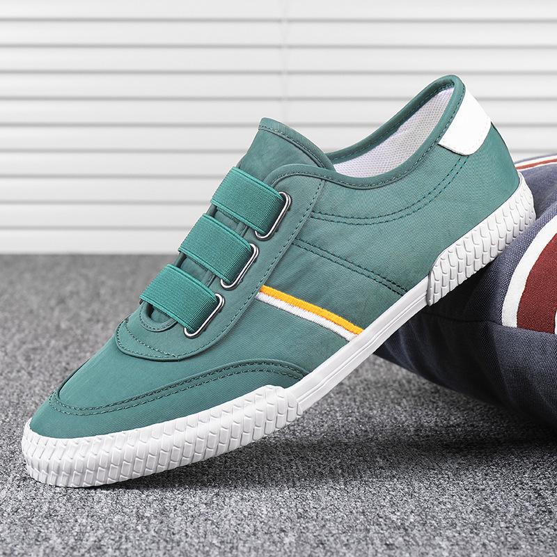 2026 Spring Men's Breathable Canvas Slip-On Shoes - Trendy, Fashionable, Classic Low-Tops
