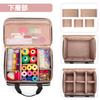 YARWO Sewing Sewing Large Sewing Box for Sewing Black Box, Bag, Double-Layered, Capacity, Tools,