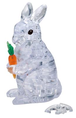 Crystal Puzzle Rabbit Clear 50233