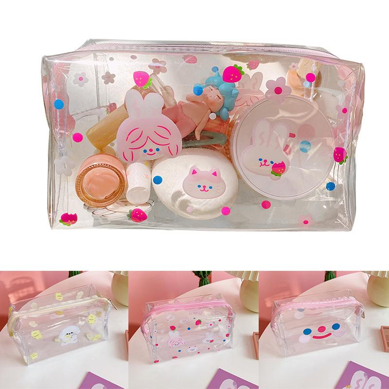 Buy 1 Pc Clear Cartoons Makeup Organizer Case Waterproof Bags PVC