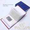 6 Inches 100 Photos 10x15 Cm Foil Stamped Cover Insert Anniversary Classic Vintage Photo Album Home Collection Decoration LIJIAO