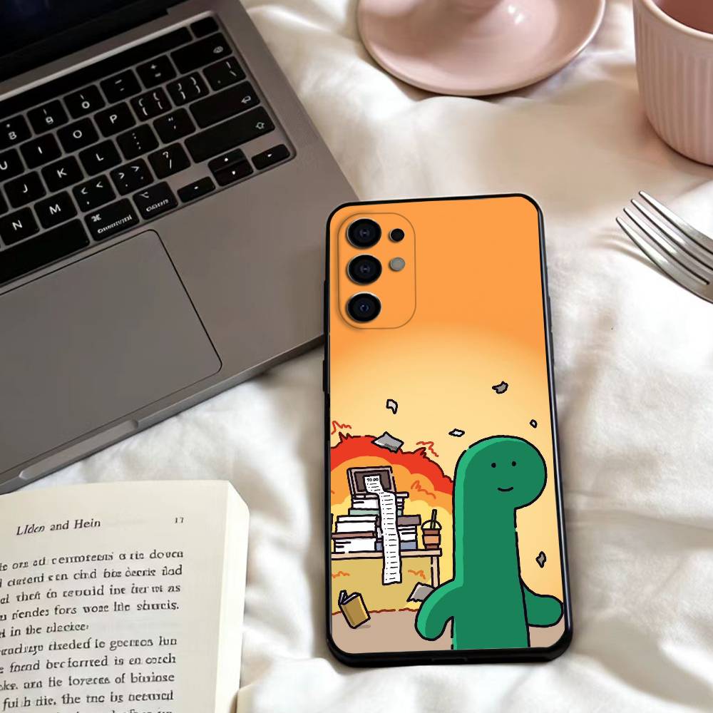 Coque de téléphone Mignonne J-JOGUMAN Pour Samsung S25,24,23,22,30,21,10,9,Ultra,Plus,Lite,FE,4,5 G Coque Souple Noire