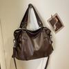 Soft Interior Compartment Shoulder Bags 2026 High Quality Contrasting Colors Bags for Women Fashion Zipper Pu Women's Handbags