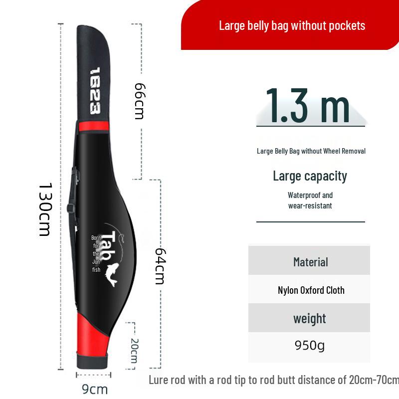 Waterproof Multi-Functional Hard Shell Fishing Rod Bag