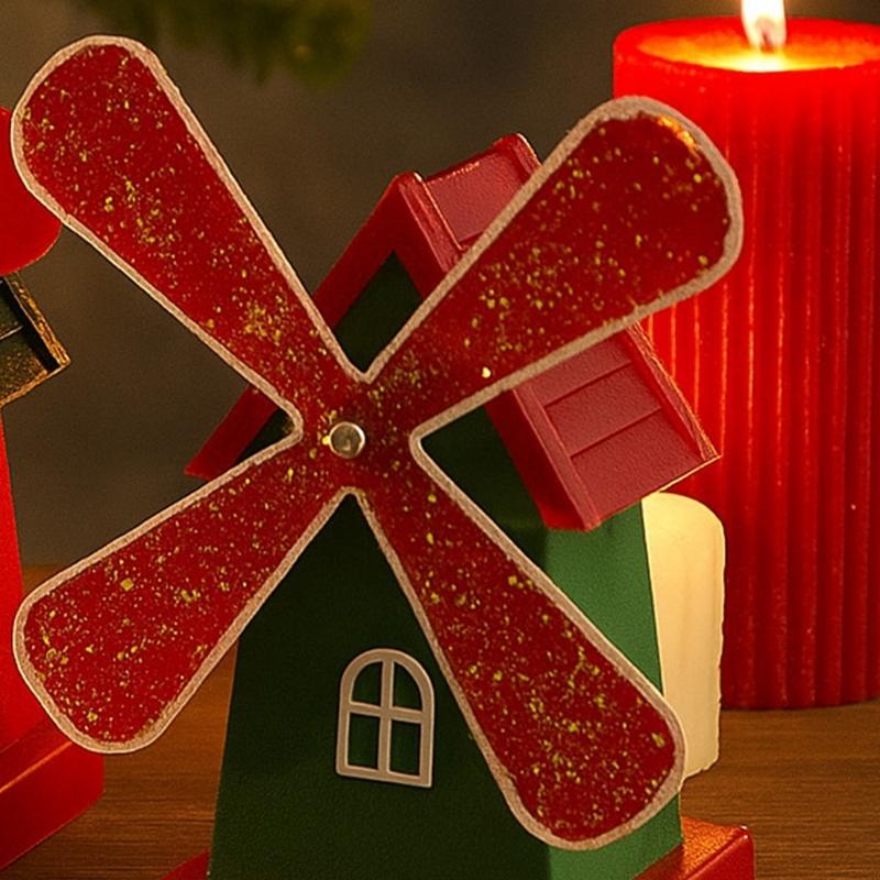 Rotating Windmill House Silicone Mould Craft Supplies Easy Use Casting Tools For Kids Room Ornaments