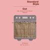 1pc Country-Style Oven Curtain—Tie-Back Crochet Lace Sheer Stripes Suitable for In Front of The Stove and Dishwasher