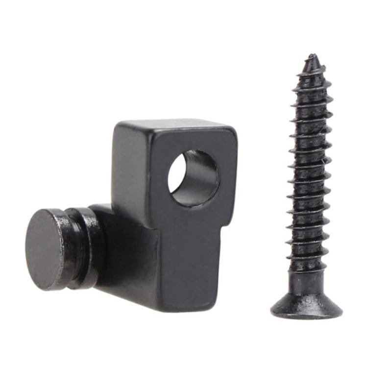 Electric Guitar String Tree with Mounting Screws,2-Piece Pack (Chrome)