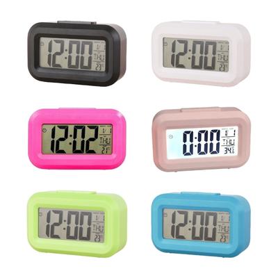 Multifunctional LED Digital Alarm Clock With Snooze Temperature Calendar Desktop Electronic Table Clock
